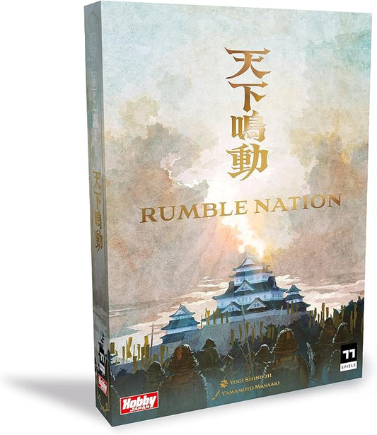 Rumble Nation Board Game | Dice Rolling & Tactical Warfare Strategy Game in the Sengoku Era, Fun for Kids & Adults, Ages 10+, 2-4 Players, 30 Mins