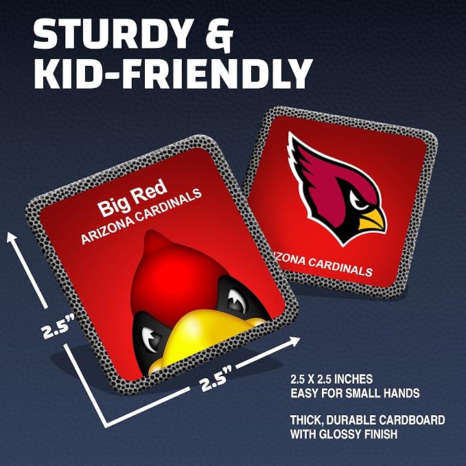 MasterPieces Sports Games - NFL Mascots Matching Game - Game for Kids and Family - Laugh and Learn