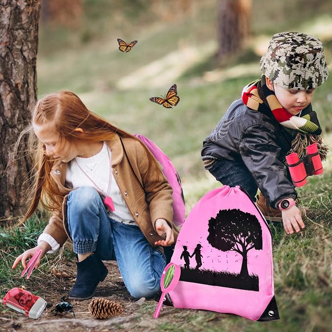 Kids Explorer Kit & Bug Catcher Kit, 7 Pcs Kids Outdoor Exploration Set | Camping Gear with Backpack & Binoculars, Ideal Outdoor Adventure Toys for Boys Girls 3-12