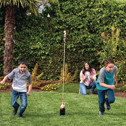 Steve Spangler Science Extreme Geyser Tube, Science Kit for Kids | Soda Lab Experiment, Includes Tube, Candy & Unique Spray Caps, Chemistry Magic, Classroom STEM Project, Stocking Stuffer