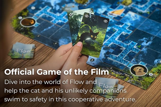 Flow Cooperative Board Game – Strategy Game for 1–4 Players Ages 8+ | Work together in Flow to overcome challenges in an exciting cooperative adventure.