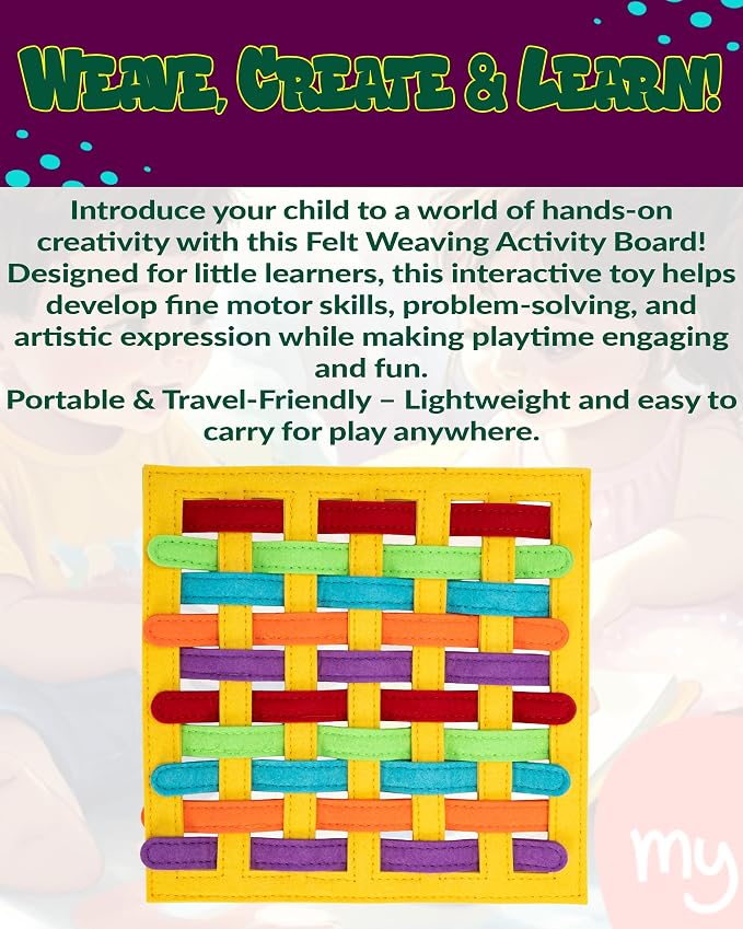 HappyVk - My Quiet Book - Montessori Travel Toys - Busy Book for Toddlers | Hands-On Learning Fun Montessori Busy Book, Toddler Learning Toys with Soft Felt Pages, Travel-Friendly & Quiet Time.