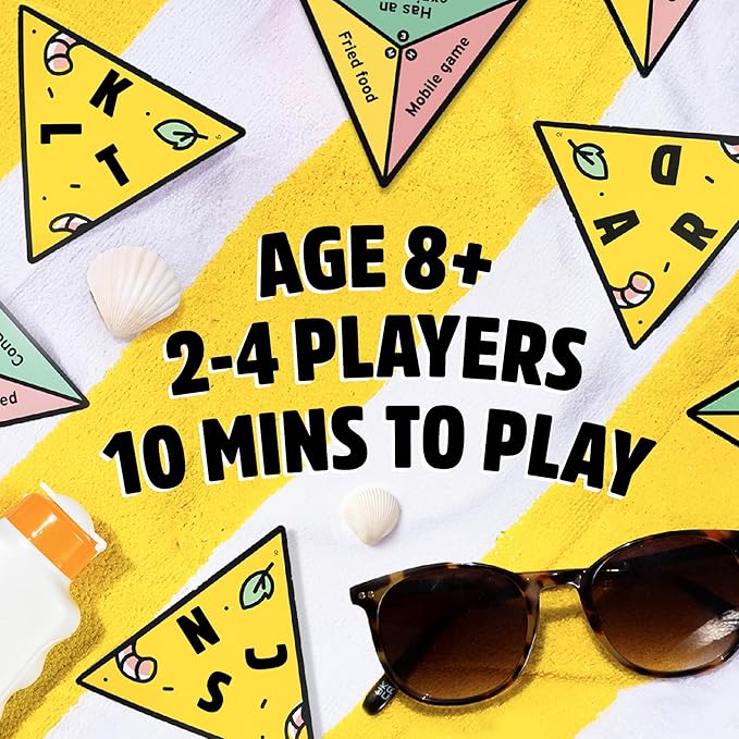 Big Potato P for Pizza Board Game: Build a Giant Pizza Before Anyone Else Family Travel Game Great for Adults and Kids | Perfect for Holidays and Camping