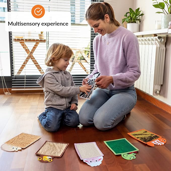 ODOXIA Sensory Mats for Autistic Children | Sensory Tiles for Kids | Wall Panel | Animals | Sensory Toys | Room Equipment | Disorder Toys for Tactile Play