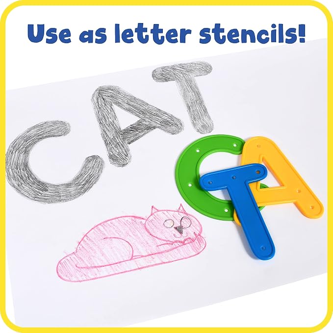 READY 2 LEARN Lacing Alphabet | Uppercase | 26 Letters | 8 Laces | Threading Toy for Kids | Fine Motor Toy | Letter Recognition and Early Spelling | Threading Toy for Kids, Fine Motor Toy, Letter Recognition and Early Spelling