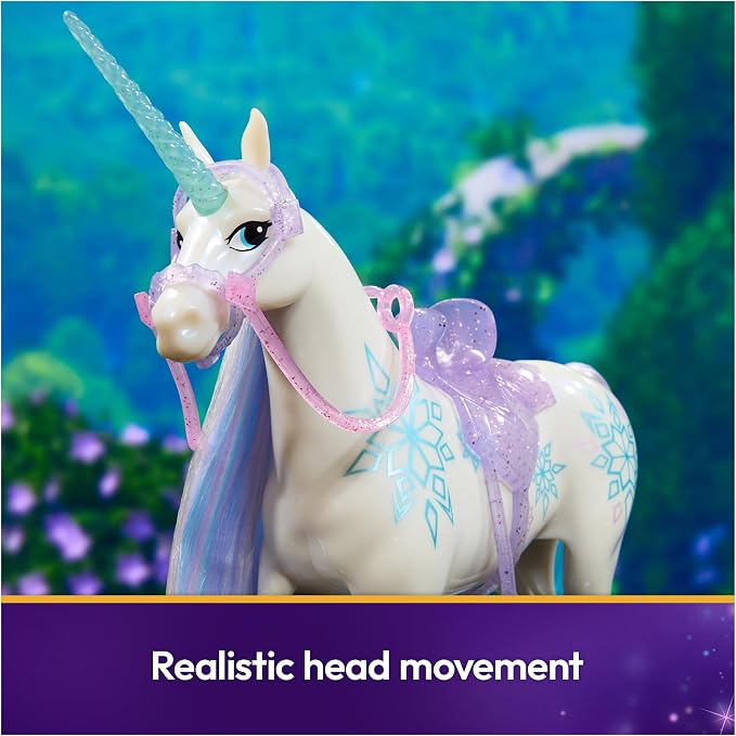 Unicorn Academy 11-inch Glacier Figure, Dolls & Unicorn Toys, Ages 4+ | Power of Friendship, Poseable Head, Brushable Mane & Tail, Recreate Show Moments, Storytelling Play, Birthday Gifts for Girls