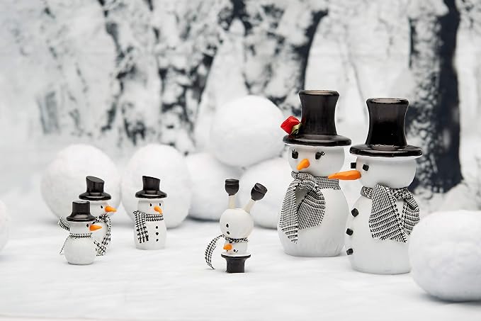 Snowman Peg Dolls 1-13/32 inch, Pack of 100 Wooden Peg Dolls for Christmas Crafts, Nativity Scenes, Holiday Decorations, by Woodpeckers