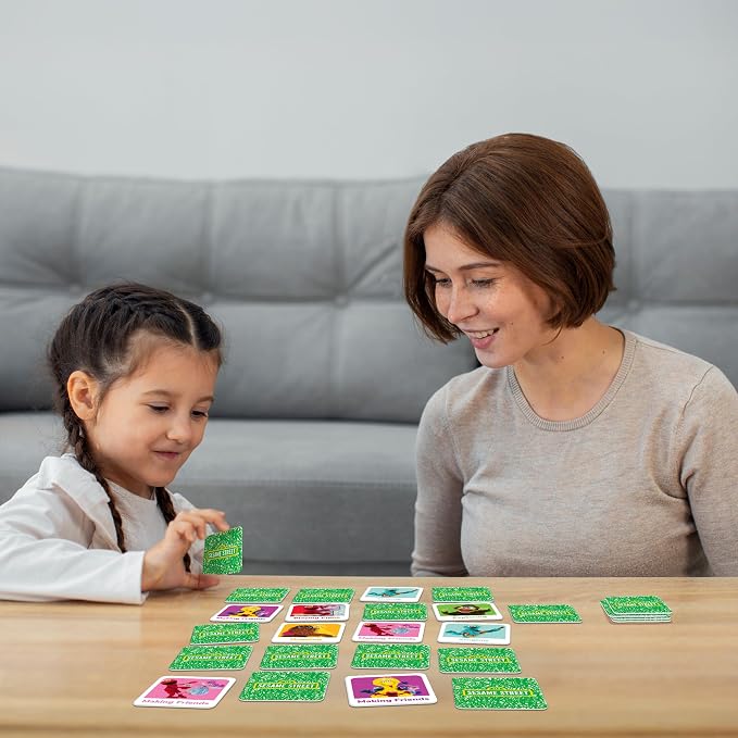MasterPieces Kids Games - Sesame Street Matching Game - Fun for Kids and Family - Laugh and Learn