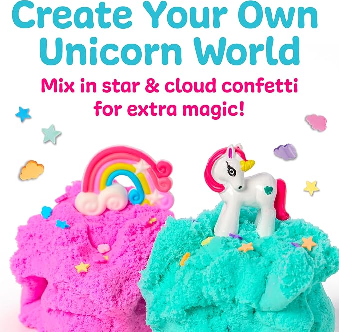 Creativity for Kids Sensory Minis Unicorn Kit | Cloud Clay Sensory Toy for Kids | Summer Activities | Mess-Free, Screen-Free Travel Activity for Kids (Ages 3+)