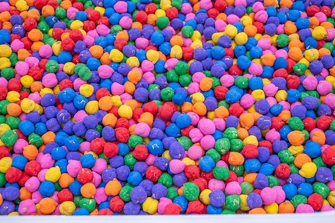 Colored Chickpeas for Sensory Play and Sensory Bins - Many Different Seasonal Colors (4 Cups, Rainbow)