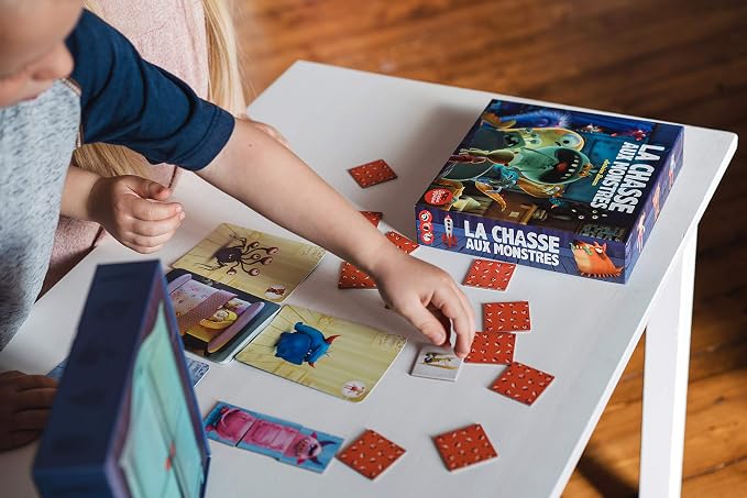 Monster Chase | Scare Away the Mischievous Closet Monsters | Fun Kids Game for All Ages | Cooperative Memory Matching Game | Unique Birthday Gifts for Kids | Ages 3+ | 1-6 Players | 10 Min