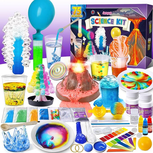 75 Experiments Science Kit for Kids, Chemistry Set, S.T.E.M Toys | Educational Birthday Christmas Toys Gifts Idea for Boys and Girls
