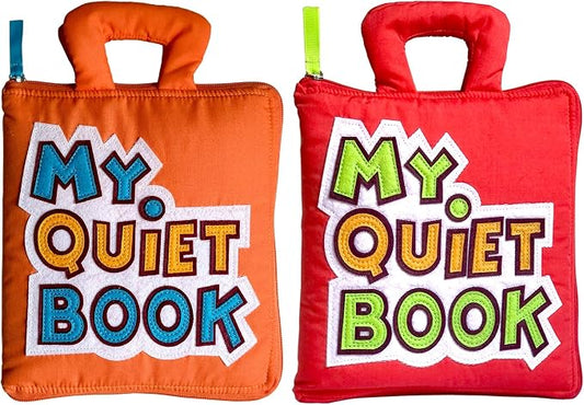 My Quiet Book for Toddlers (Pack of 2) - Travel Essentials for Toddlers 1-3