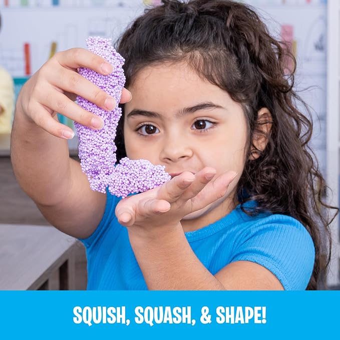 Educational Insights Playfoam Classic 4-pack - Preschool Sensory Toys for Kids, Moldable Squishy Modeling Foam, Fun Foam Slime for Kids 3-5, Mess-Free Toddler Sensory Bin Filler, Play Putty