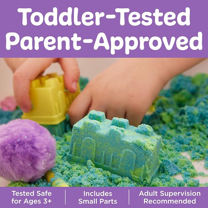 Creativity for Kids Sensory Table with 29-Piece Color Party Accessory Kit | Indoor Toddler Activity Table with Bins | Easy-Clean Design for Sand, Water & Crafts | Educational & Fun (Ages 3+)