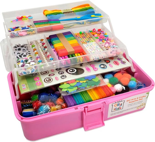 Olly Kids Art Kit, Arts & Crafts Supplies Set for Kids Ages 4-8