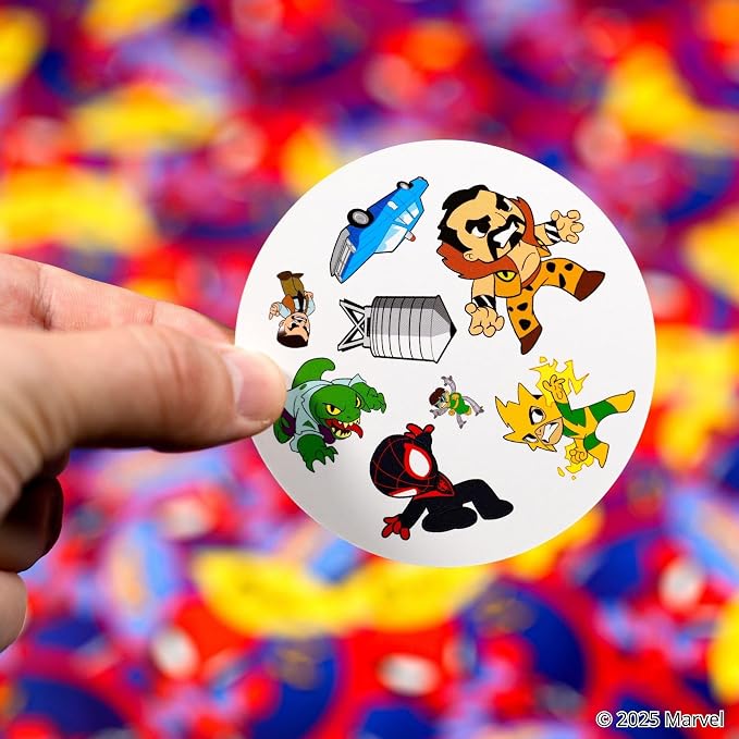 Zygomatic Spot It! Spiderman Card Game (Eco-Blister) | Fast-Paced Matching Featuring 5 Mini-Games, Travel-Friendly Family Fun for Kids & Adults, Ages 6+, 2-8 Players, 10 Mins