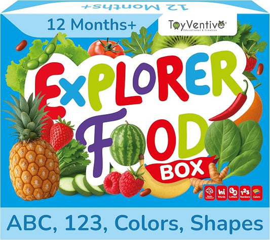TOYVENTIVE Preschool Activity Set for Boys – Educational Toddler Toys with Flashcards, Matching Games and Montessori Activity Cards for Visual Recognition and Play-Based Exploration – Ages 1