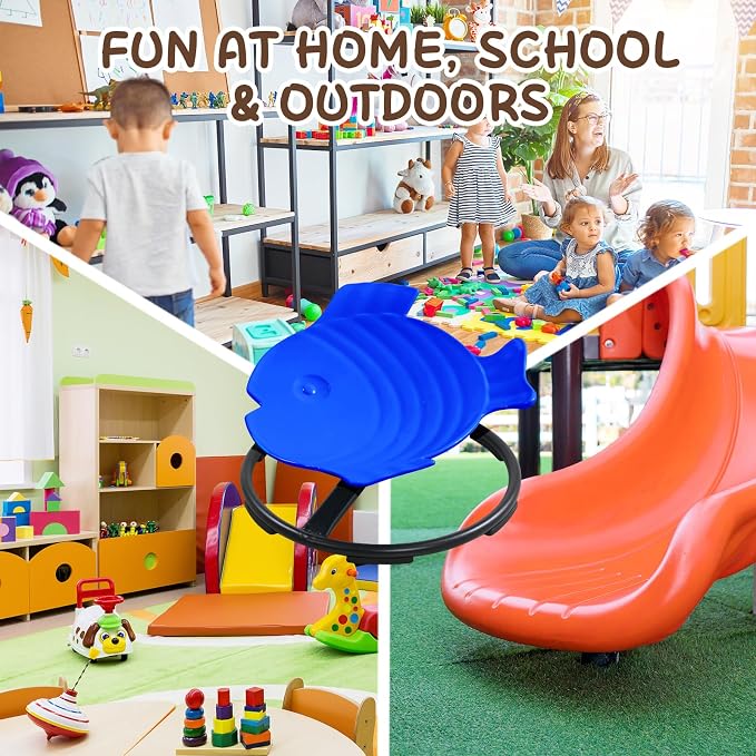 Sensory Spinning Chair for Kids with Autism | Toddler Sit and Spin ADHD Chair,Sensory Room Must Haves, Improves Balance & Motion Relief,Gift For Ages 3+