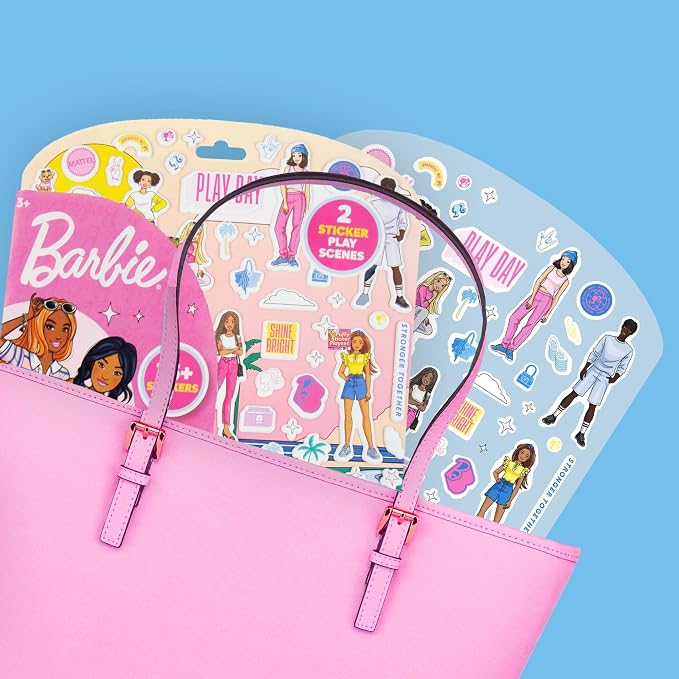 Horizon Group USA Puffy Sticker Playset for Kids, Barbie