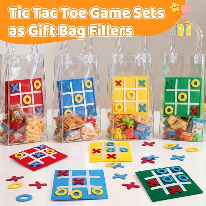12 Pcs Tic Tac Toe Strategy Board Games for Kids Family, Mother's Day Party Favors Goodie Bag Stuffers for Kids, Classroom Prizes Elementary and Mini Games for Travel