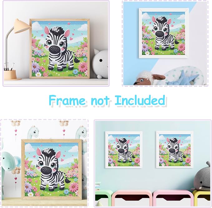 Nardoll Diamond Art Kits - Arts and Crafts - Diamond Art Painting with Wooden Frame - GEM Art for Girls Boys Adults Beginners Home Wall Decor Gifts
