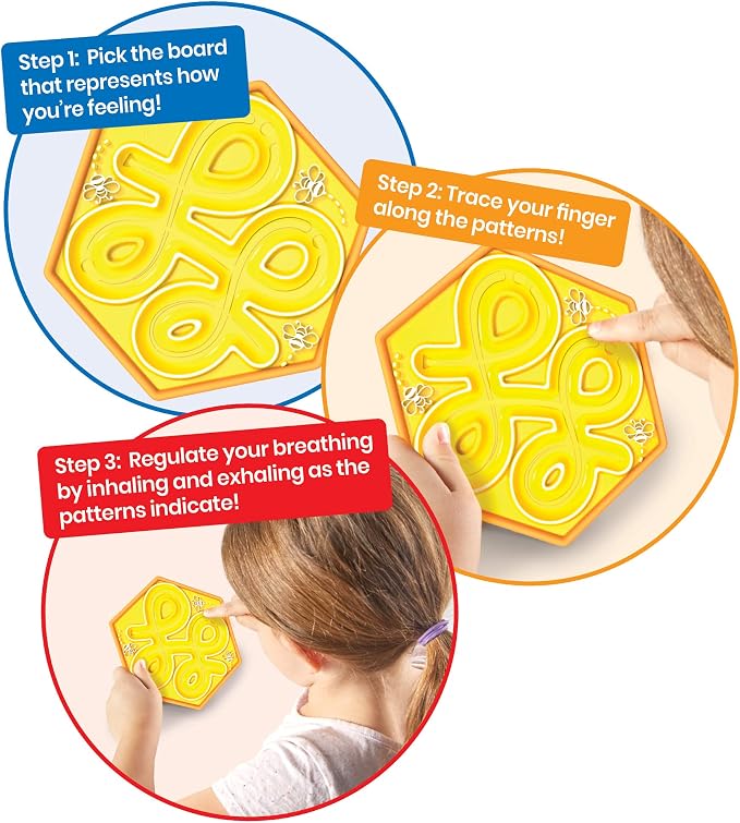 hand2mind Mindful Maze Garden Pack, Tactile Sensory Toys for Toddlers, Calm Down Corner Supplies, Mindfulness for Kids, Occupational Therapy Toys, Quiet Fidgets for Classroom, for Kids
