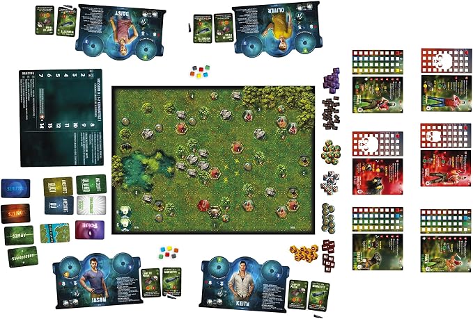 Funforge Far Cry Cooperative Combat Strategy Board Game - Escape from Rook Islands with Solo & Multiplayer Scenarios, Ages 14+, 1-4 Players