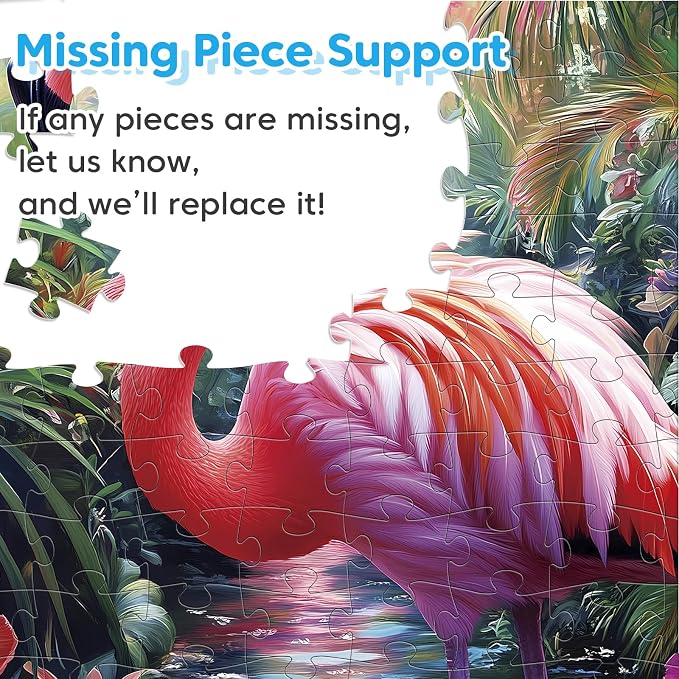 4-Pack 100 Piece Puzzles for Kids Ages 4-6 6-8 Year Old | Tigers Bears Farm Flamingos, Jigsaw Puzzles for Kids Ages 8-10, Learning Educational Children Puzzles 5-8 for Boys and Girls