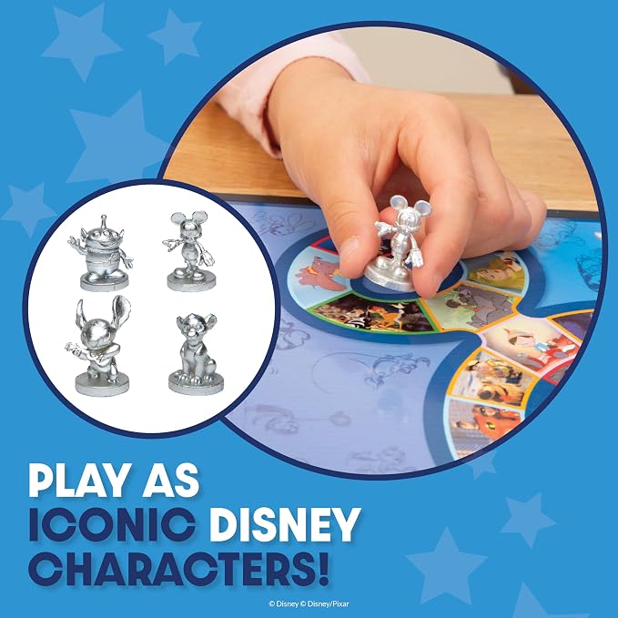 Disney Trivia Board Games for Family Night, Travel Games, Strategy Game, 5+ | Disney Toys, Family Game Night, Travel Games, Screen-Free, Holiday Game, Kids Board Game, Strategy Games