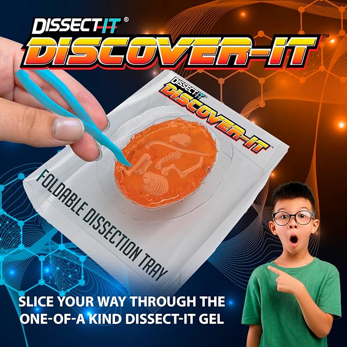 Discover-It Owl Pellet, Science Lab Kit, STEM Toys for Kids, Ages 5+ | Synthetic Bones: Open a realistic owl pellet to discover hidden bones while learning about owls, food chains, and STEM