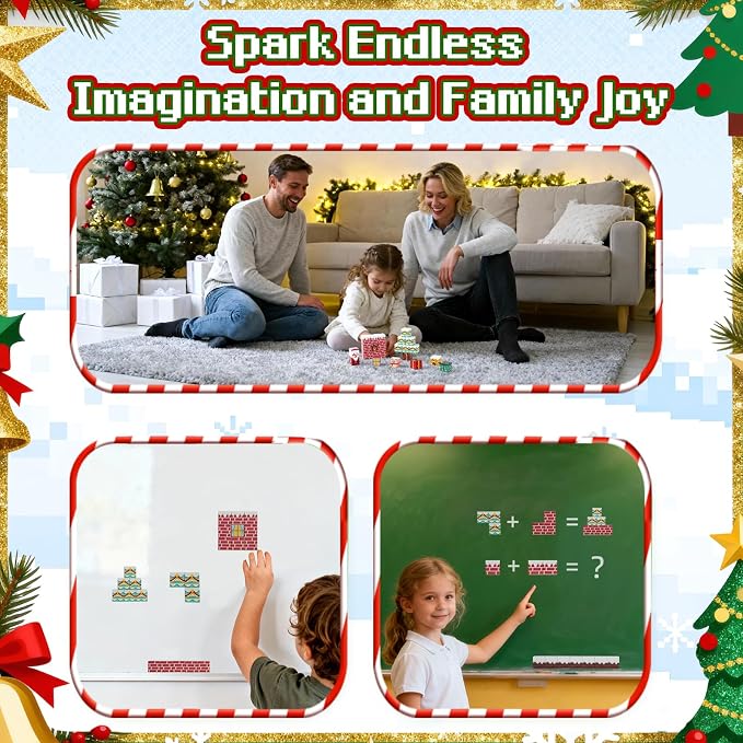 Magnetic Building Blocks for Kids 3-8, STEM Travel Toys with Storage Box | Montessori Educational Toys, Free Play & Easy Storage, Creativity & Imagination, Birthday & Christmas, Gifts