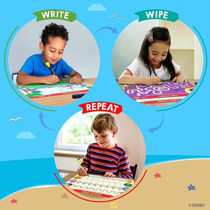 Skillmatics I Can Write Disney's Lilo & Stitch – Educational Toy and Game | Reusable Preschool Learning Activities, Back to School Supplies, Gifts for Students, Kids, Toddlers Ages 3, 4, 5, 6