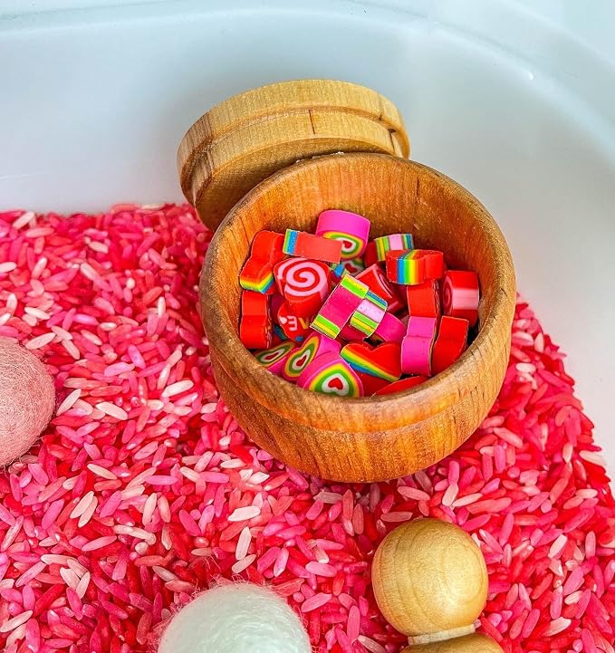 Kids Sensory Bins Montessori Sensory bin, Sensory Toys, Sensory Bins, Sensory Bin for Preschoolers (Valentine Day Measuring Cups)