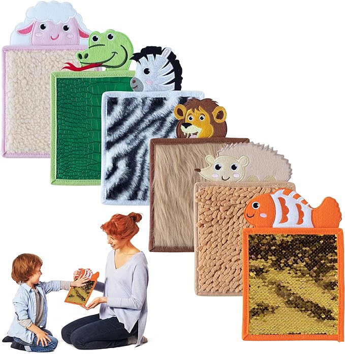 ODOXIA Sensory Mats for Autistic Children | Sensory Tiles for Kids | Wall Panel | Animals | Sensory Toys | Room Equipment | Disorder Toys for Tactile Play