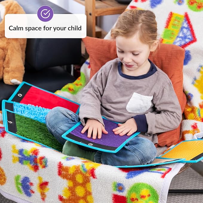 ODOXIA Sensory Mats for Autistic Children | Tiles for Kids | Wall Panel Kids | Multi-Sensory Exploration | Different Textures & Colors | Room Equipment | Tactile Play