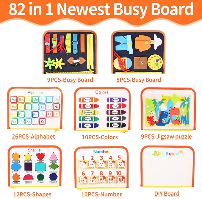 Felt Activity Board 1.0 – Portable Quiet Play Set