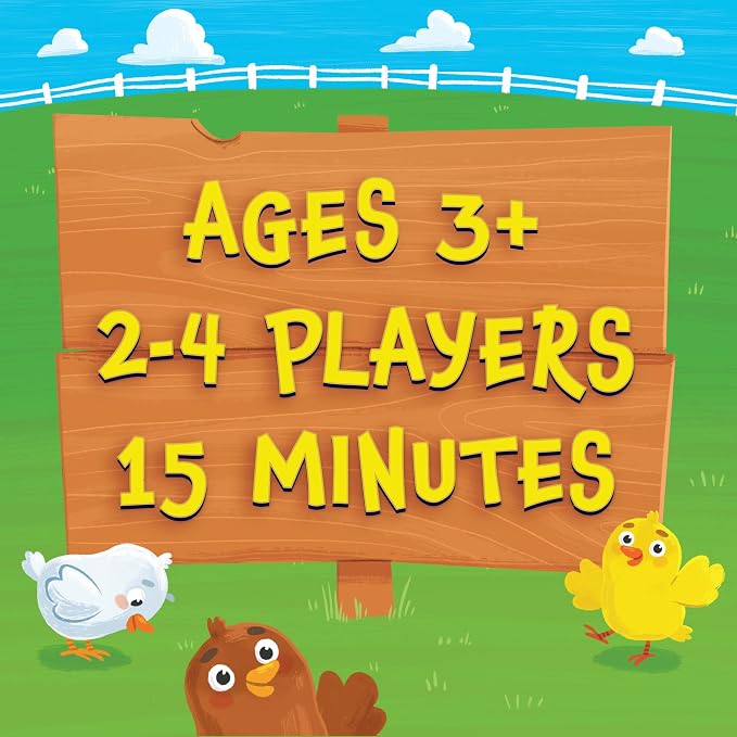 Peaceable Kingdom Count Your Chickens Cooperative Game, Premium Edition | Premium wood edition of the award-winning cooperative counting game—gather the chicks together. Builds early math, ages 3+