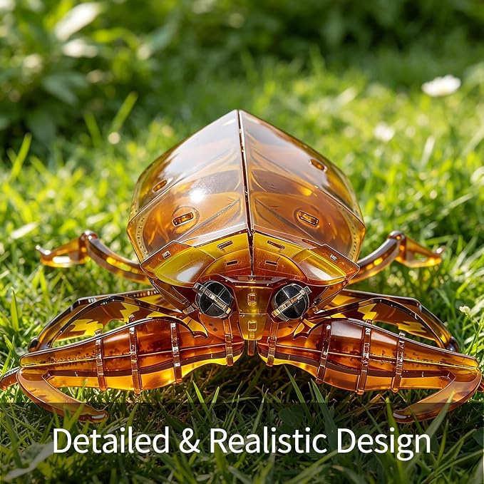 3D Acrylic Insect Puzzle DIY Bug Model Kit Animal STEM Gift | Building Kits Craft Figurine Sculpture Nature Decoration Educational Display Toys for Kids Teens and Adults (Giant Water Bug)