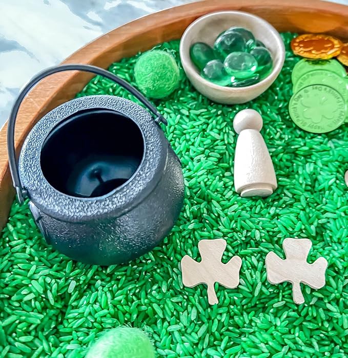 Kids Sensory Bins Montessori Sensory bin, Sensory Toys, Sensory Bins, Sensory Bin for Preschoolers (St. Patrick Day Cauldron)