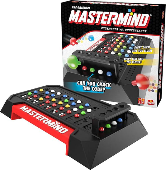 Pressman The Original Mastermind: The Strategy Game of Codemaker Vs. Codebreaker | Multicolor | Great Gift Idea | Promotes STEM Principles | 2 Players, Ages 8+