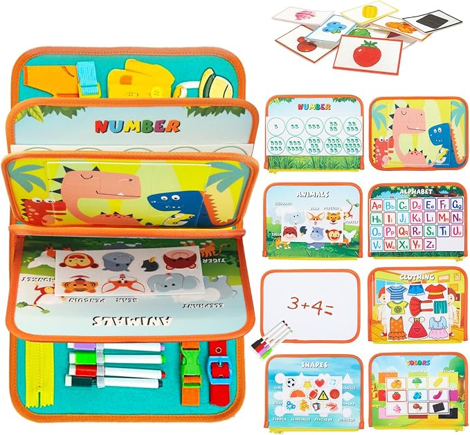 Felt Activity Book 2.0 – Portable Quiet Play Set