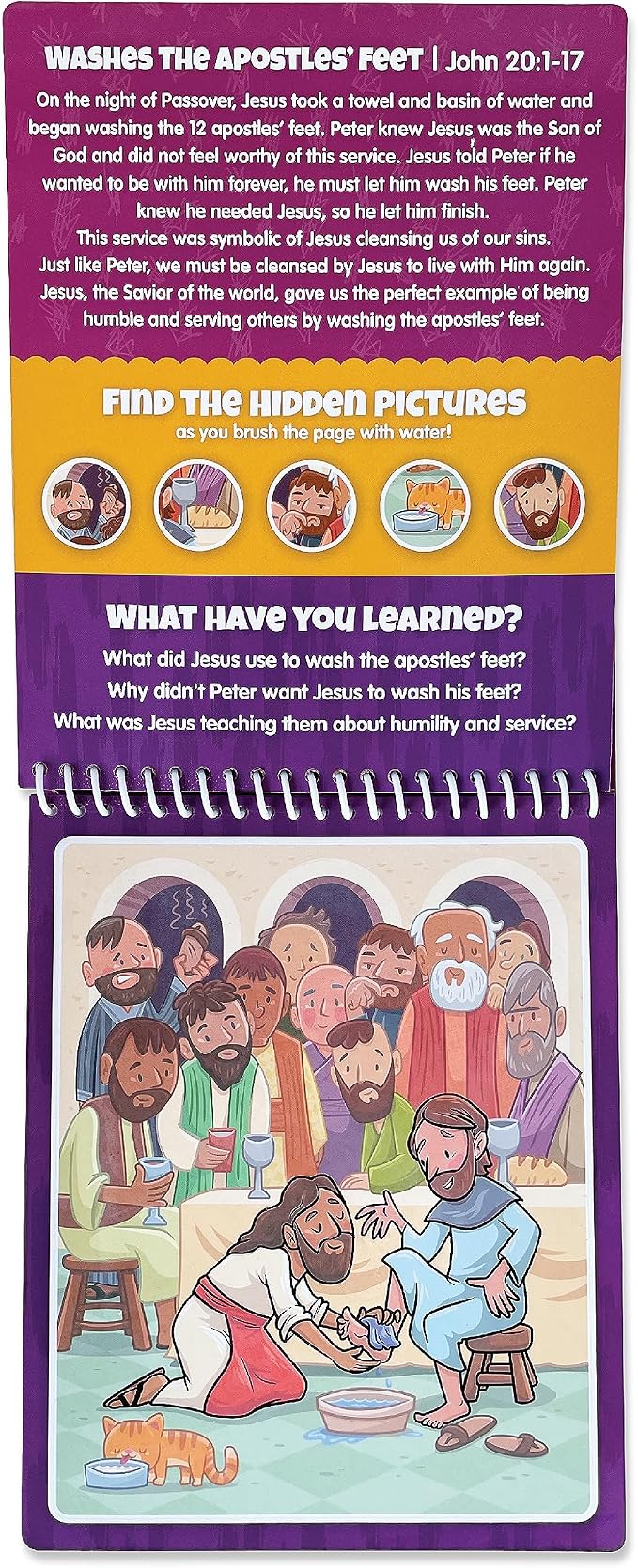 Water Reveal Coloring Scripture Book for Kids. (New Testament #2)