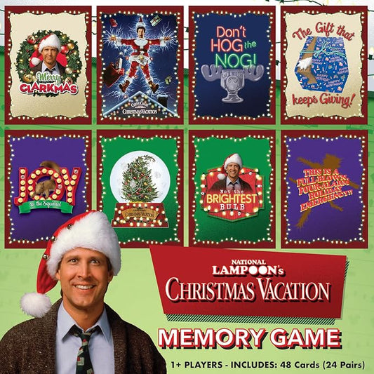 Masterpieces Officially Licensed National Lampoon's Christmas Vacation Matching Card Game for Adults and Families
