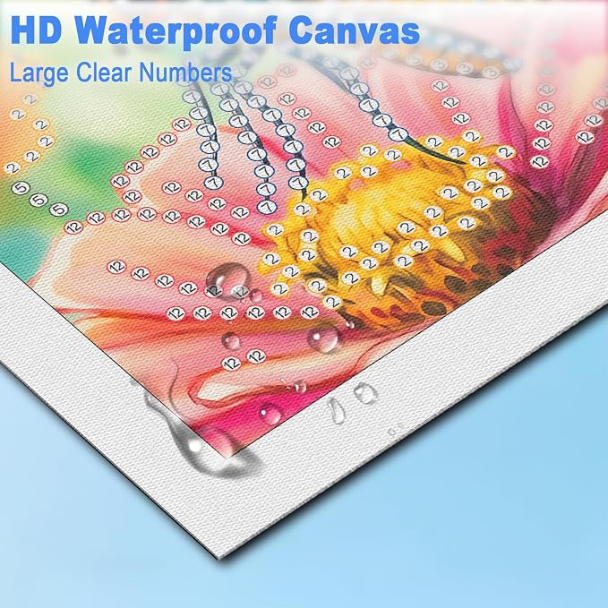 DOZEEZOP 12-Pack Small Diamond Art Kits for Kids 6-12, Sky-Animals 7"x7" | 5D Diamond Painting, Partial Round & Special Drills, Desktop & Wall Decor, Beginner DIY Craft, Stress Relief Gift