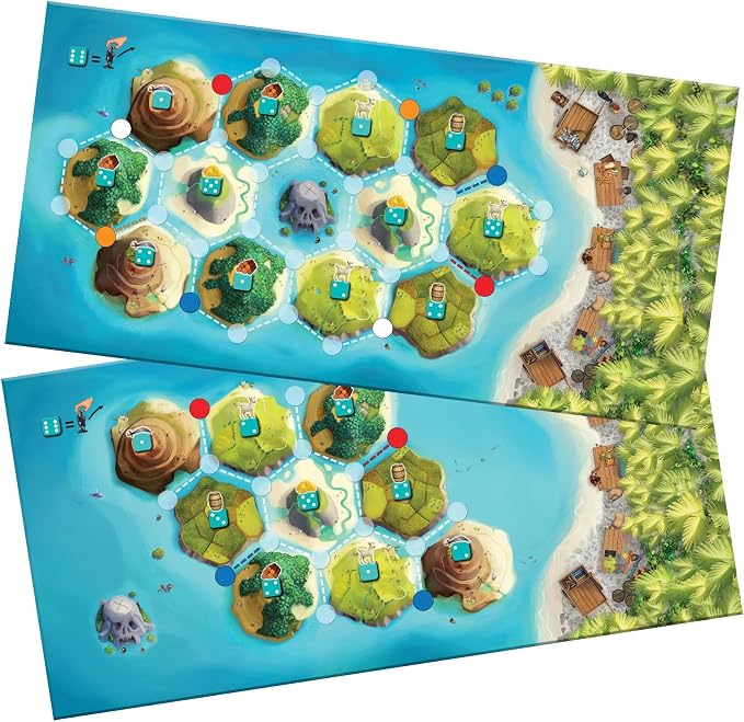 CATAN Junior Board Game - Swashbuckling Adventure for Young Pirates! Strategy Game, Fun Family Game for Kids and Adults, Ages 6+, 2-4 Players, 30 Minute Playtime, Made by CATAN Studio | Swashbuckling Adventure for Young Pirates, Strategy Game, Fun Fami...