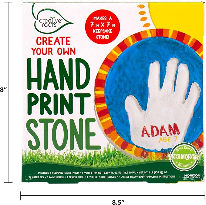 Creative Roots Create Your Own Handprint Stone by Horizon Group USA
