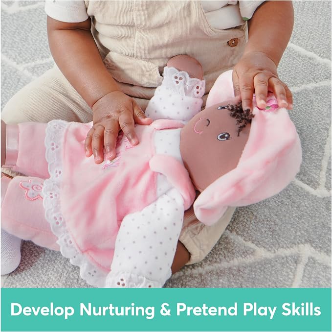GUND My First Dolly 13-Inch Plush Doll Toddler Toy for Ages 0+ | Baby’s First Friend; Newborn Safe Toy Encourages Tactile Sensory Learning and Self-Soothing During Early Pretend Play