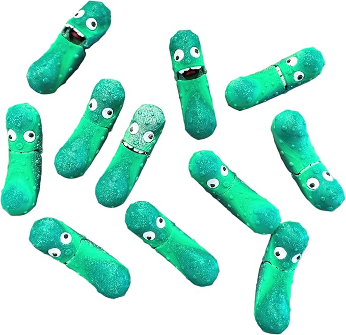Tickle Pickle Fidget Toy - Pickle Fidget - Fidget Toy (Crazy Eyed)
