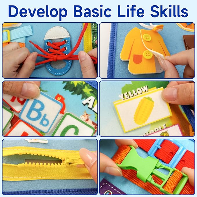Felt Activity Book 1.0 – Portable Quiet Play Set